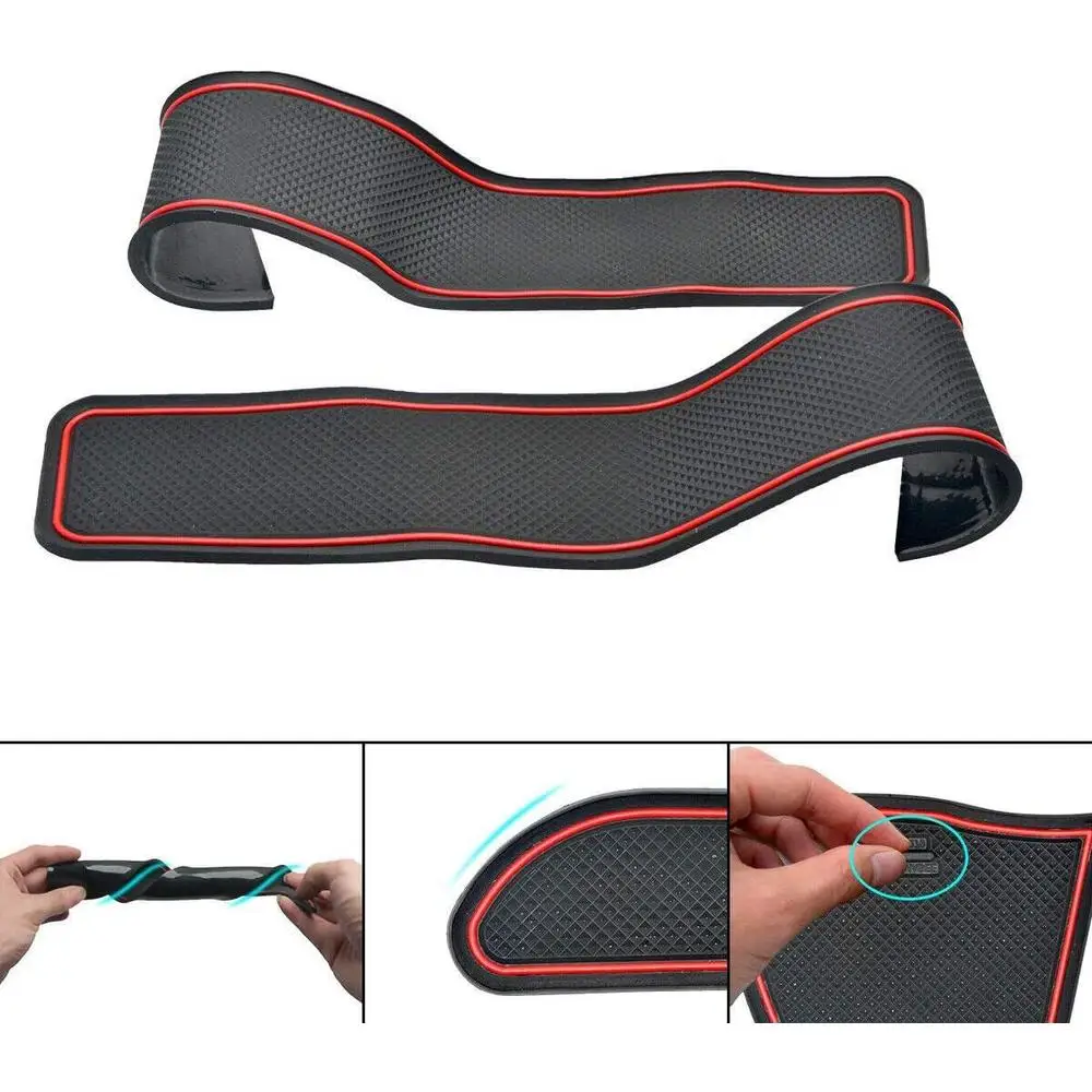 20 pcs/set Cup Slot Holder D23 Rubber Red Gate Fit Pad Water Cup Mat NP300 door slot pad water cup pad red color non-slip mat