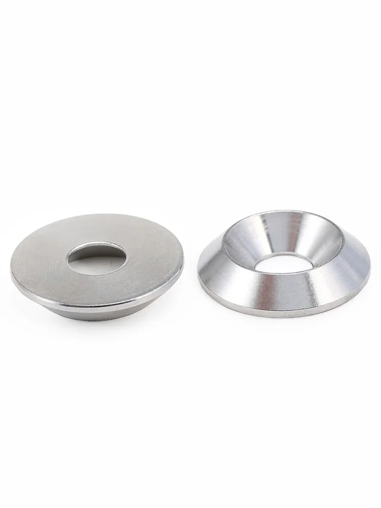 M3 M4 M5 M6 M8 M10 304 Stainless Steel Countersunk Washer Conical Solid Flat Gasket Concave and Convex Tapered Cone Conical Stainless Steel Washers Washer Gasket Set Washer Gasket