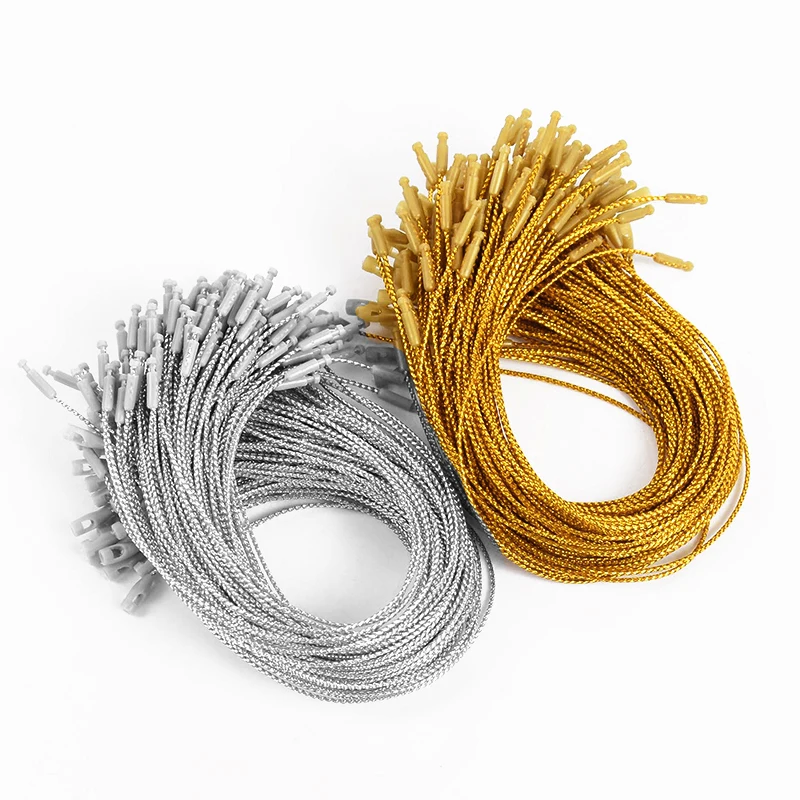 100pcs Christmas Drop Ornaments String Ribbon Xmas Ball Pendant Hanging Ropes Christmas Decorations for Home Gift Packaging Tag