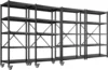 Garage Shelving Heavy Duty Storage Shelves for Storage with Wheels 5 Tier Metal Shelving Unit 1156LBS Adjustable Metal Shelves 1