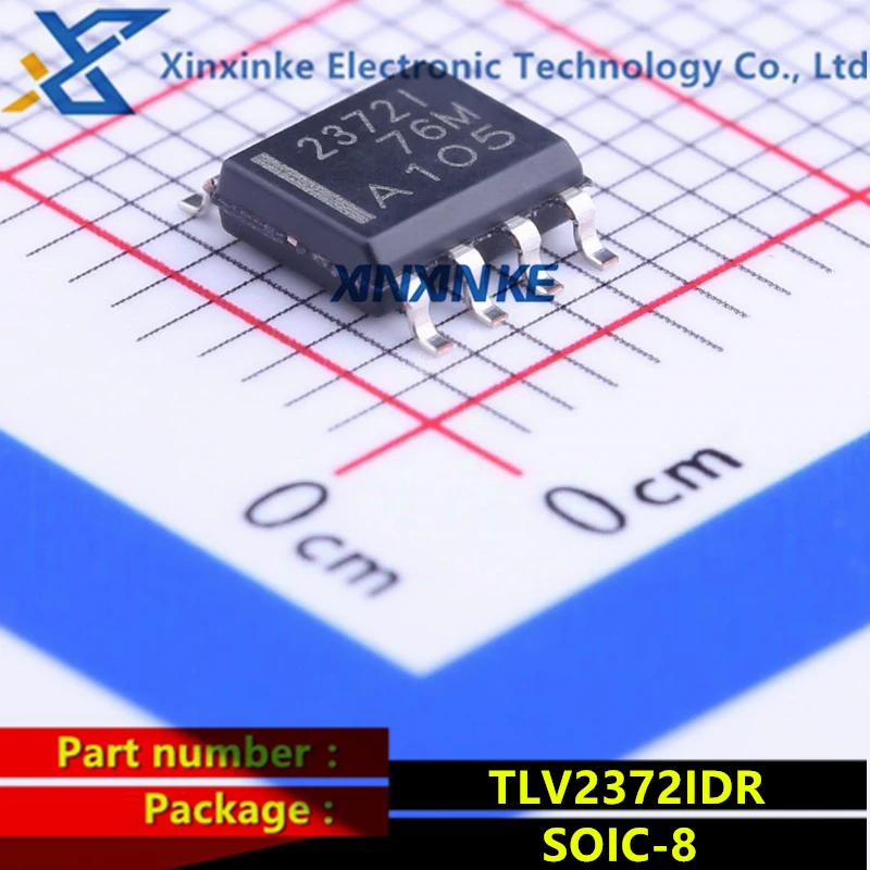 

TLV2372IDR TLV2372I 2372I SOIC-8 Operational Amplifiers - Op Amps Dual 3MHz R-R Op Amp Amplifier ICs Brand New Original
