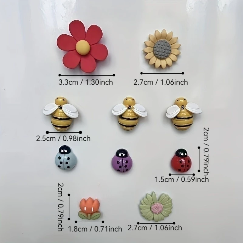 10pcs Adorable Refrigerator Magnets: Durable, Strong Hold Home Decor 8 Sacb1eb3b238345bb9018751c36b8e39bi