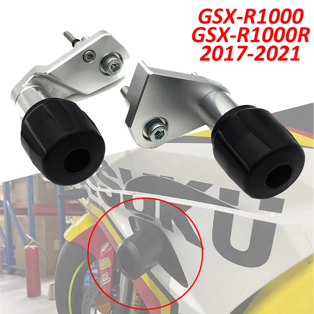 

Motorcycle CNC Aluminum Frame Slider Crash Pad Fairing Guard Cover Slider Protector For Suzuki GSX-R1000 GSXR1000 R 2017-2021