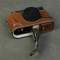 For Fujifilm X Half Camera Case Xhalf Portable Retro Leather Camera Bag X-HALF Leather Case Shoulder Crossbody Protective Shell - Image 4