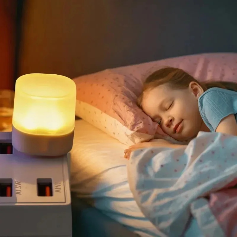 1/10Pcs Mini USB Plug Lamp 5V 1W Bright Eye Protection Book Reading Light Computer Mobile Power Charging USB LED Night Light