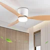 Modern LED Ceiling Fan Light With Remote Control Low Floor Decorative Light Energy-saving Light With Fan In Bedroom And Home 3