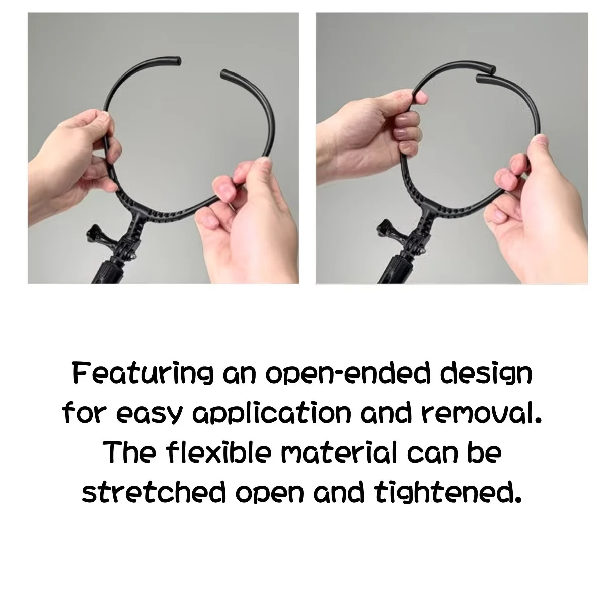 Supporto per Microfono da Collo a Mani Libere con Clip Regolabile, Realizzato in Materiale Resistente, Design Ergonomico per Artisti di Scena - Image 3