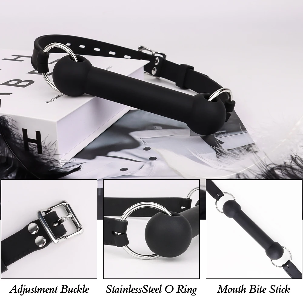 Oral Mouth Gag Silicone Bone Gag SM Bondage Restraint Adult Sex Toys for Adults sex toys erotic sex toy sex party toys sex bondage toys