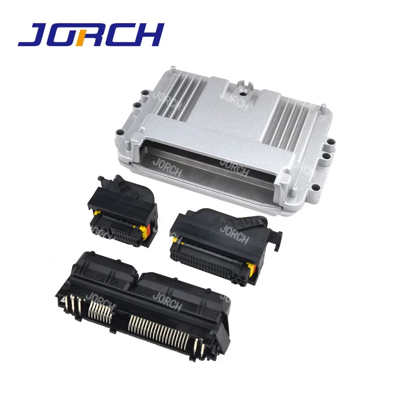 Conector a Bordo da Placa de Circuito do Painel do Controlador do Carro com Caixa de Alumínio 12414341 1241434-1 Fio do Alojamento do Ecu para Embarcar a Tomada do Pwb