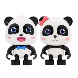 BABYBUS rompecabezas de Panda para niños, traje de bloques de construcción de iluminación, PVC, unisisex CN (origen), marionetas de animales, juguete de mano milagroso