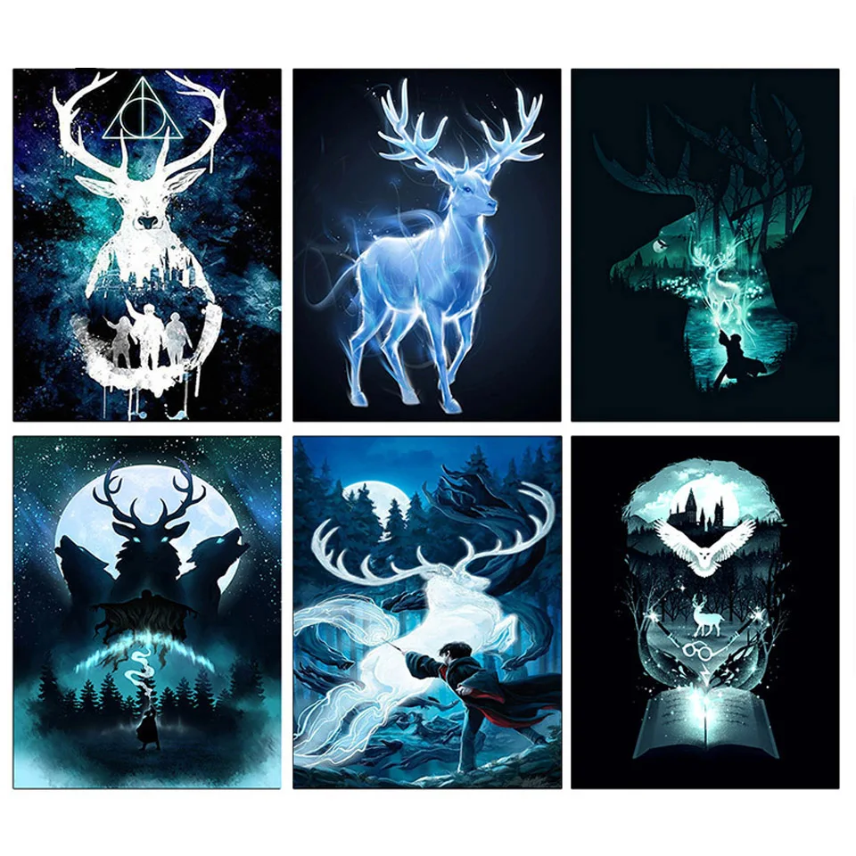 

5D Diy Diamond Painting Animal Deer Eagle Full Square Cross Stitch Diamond Embroidery Round Drill Home Decor Needlework