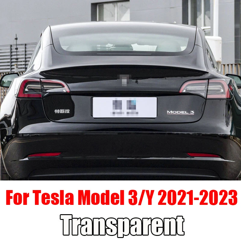 Für Tesla Model 3 Y 2017-2023 TPU Geschwärzter Scheinwerfer Rücklicht  Nebelscheinwerfer Schutzfolie Modifikation Schwarz Farbwechsel Filme