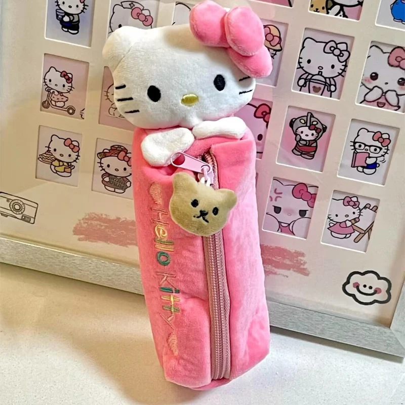 Hello Kitty Pencil Bag Student School Stationery Supplies Girls Kids Gifts stationery gift box,pencil school supplies,pencil case,pen pencil case,stationery set