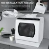 Dishwasher, 5 Washing Programs Portable Dishwasher With 5-Liter Built-in Water Tank For Glass Door 4