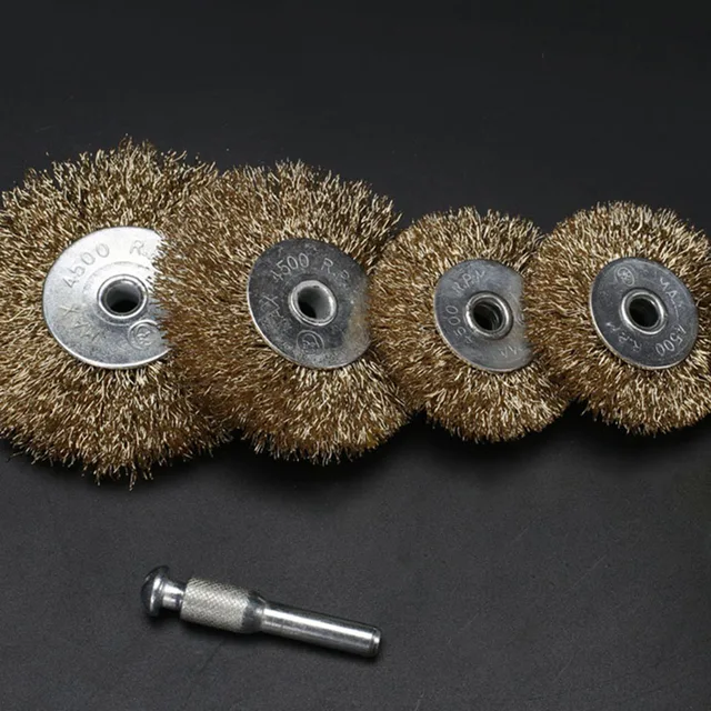 Wire Wheel Brush Flat Crimped Stainless Steel 38mm 50mm 65mm 75mm For Angle Grinder Shank Wire Wheel For Drill Attachment - Image 6