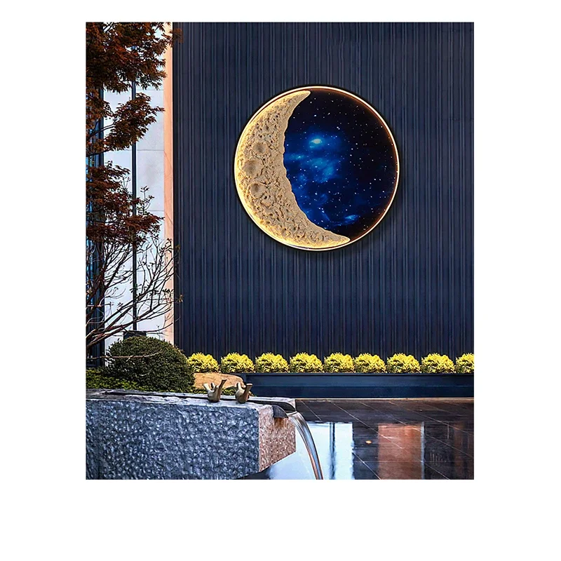 Solar Circular Wall Light