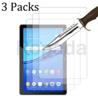 3PCS Glass screen protector for Huawei Mediapad T5 10.1'' AGS2-W09/AGS2-W19 tablet protective film 9H hardness anti-dust 1