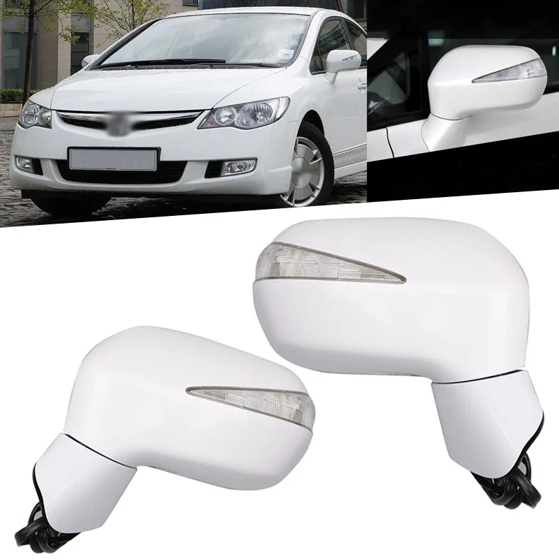 Car Side Rearview Mirror Assy For HONDA CIVIC FA1 FD1 FD2 2006 2007
