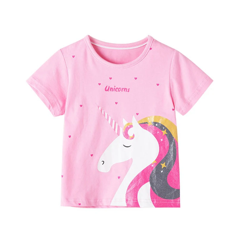 t shirt printing children's	 Cute Kids Cartoon T Shirt 2-8 Years Baby Girl Clothes Cotton Tshirt For Girls Children Summer Short Sleeve Tops Infant Clothing t-shirt in kid	