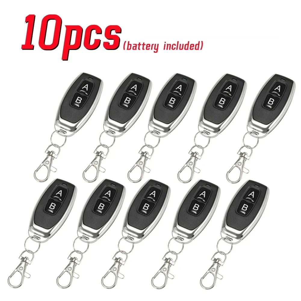 10pcs-2-Channel-433MHZ-Remote-Control-Auto-Code-Electric-Learning ...