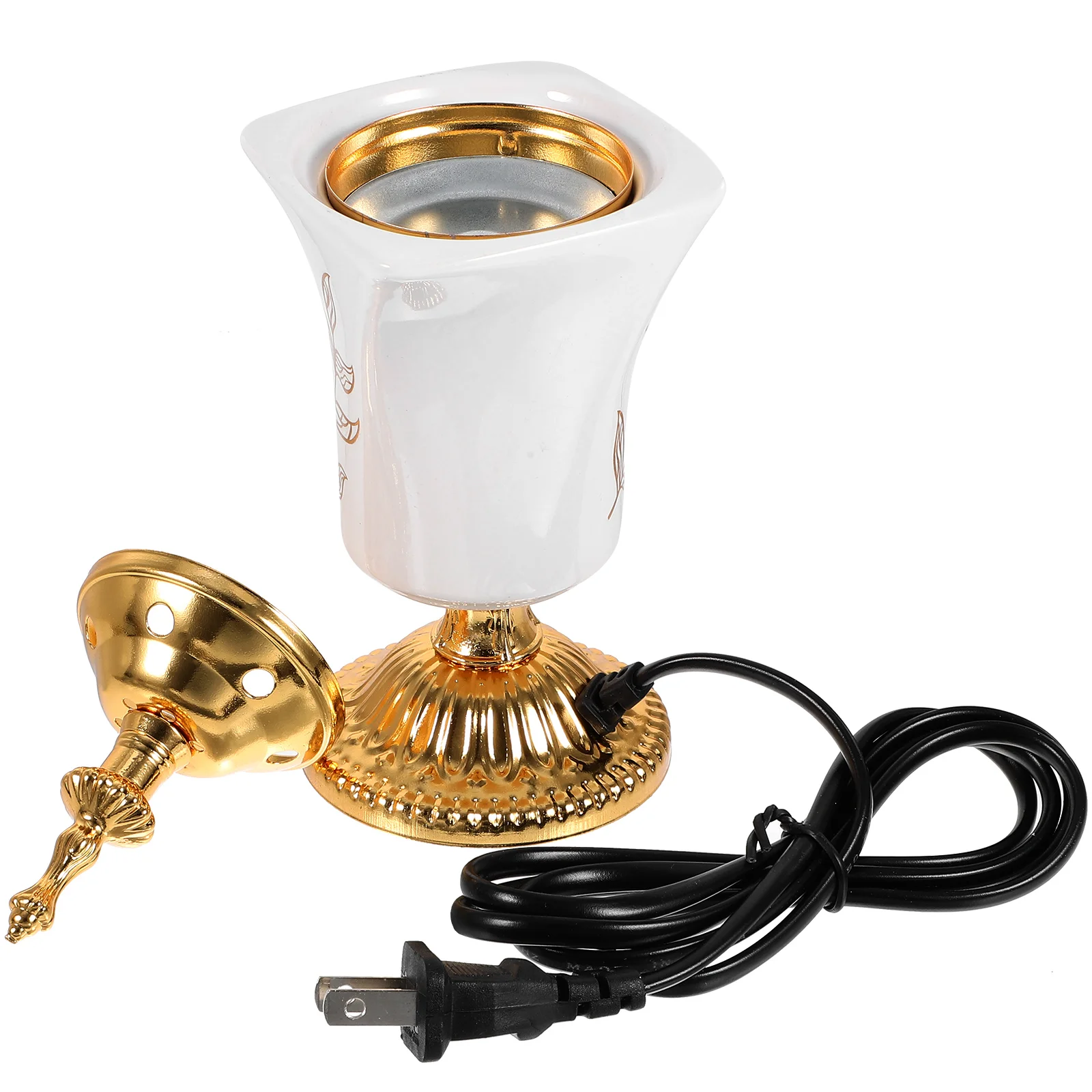 

Bakhoor Electric Incense Burner Middle Eastern Style Tabletop Electric Censer Censer Metal Incense Burner Yoga Spa Aromatherapys
