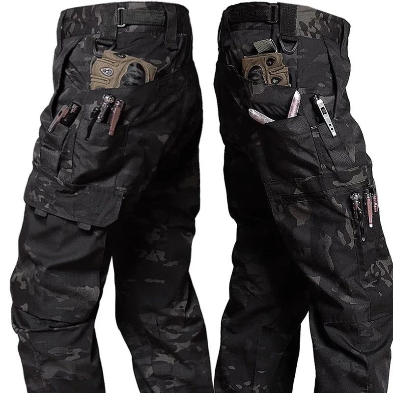 Tactical Pants Men Waterproof Pants Men Combat Trousers Outdoor Multi-pocket Wear-resistant Cargo Pant