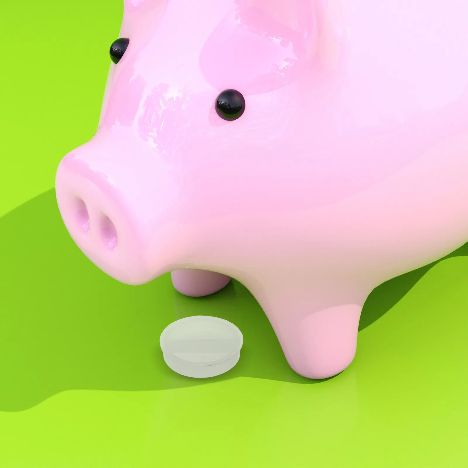 20개 돼지 저금통 바닥 교체 플러그 투명 원형 트위스트 락 플러그 돈 모으는 상자 구멍 덮개 스토퍼 캡 돼지 저금통 스토퍼