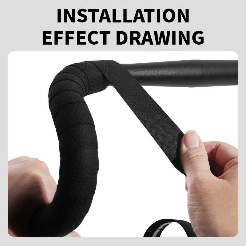 Road Bike Handlebar Tape Bike Accessory Anti-slip Waterproof Soft Road Bike Drop Bar Tapes
