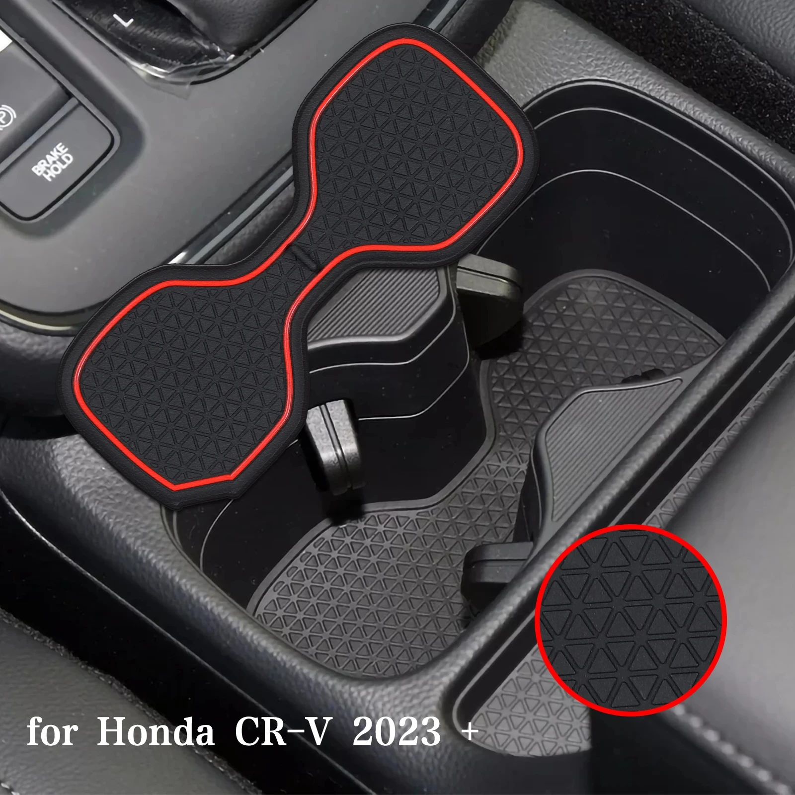 Anti-Rutsch-Tor-Schlitz matte für Honda CR-V crv 2023 + rutsch feste Türnut Pad Cup Halter Innen zubehör