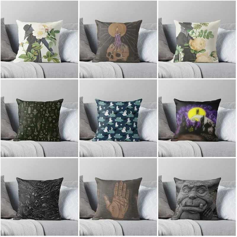 

Home pillow case Cushion covers autumn 45X45cm nordic 40x40cm 50x50 60x60cm Modern Living Room sofa House bed halloween fear