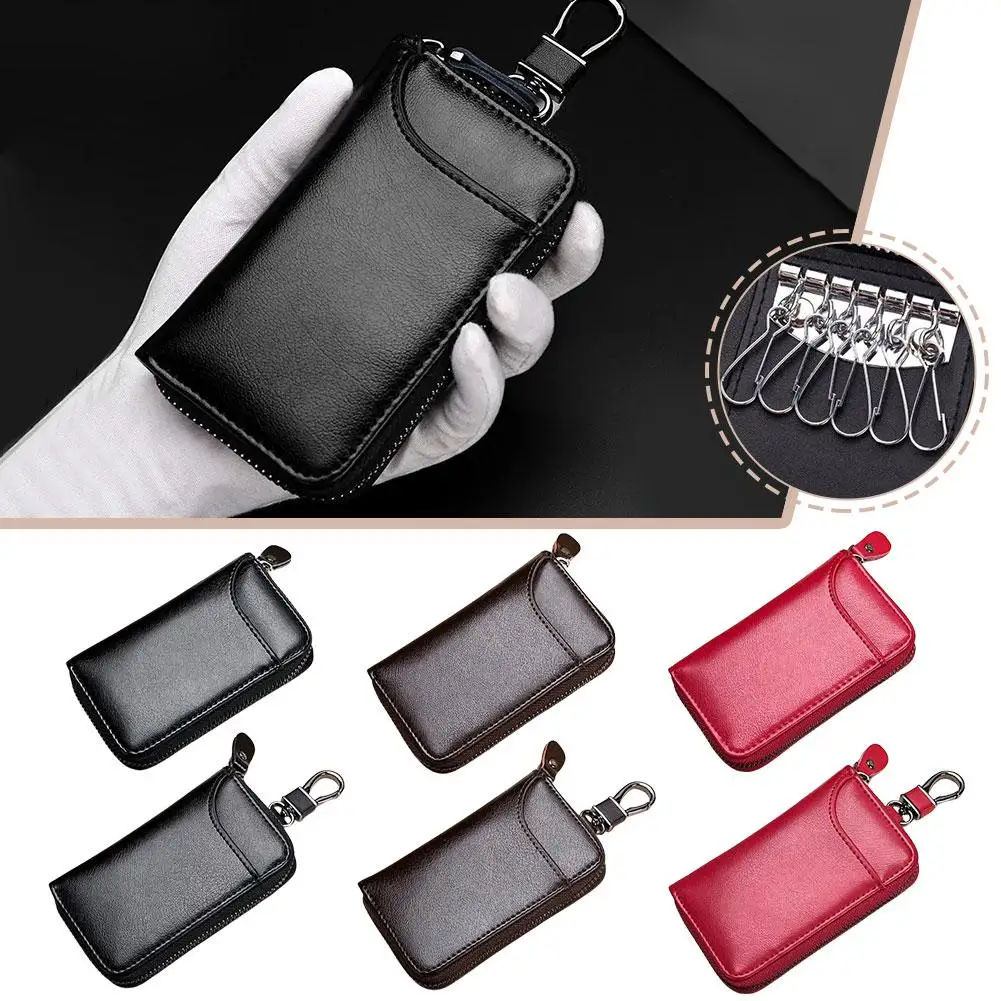 

Key Case Bag Cards Keys Cash Holder Men Key Holder Loss Pouch Pouch Housekeeper Women Bag Organizer Men Keys Anti Split Y9F3