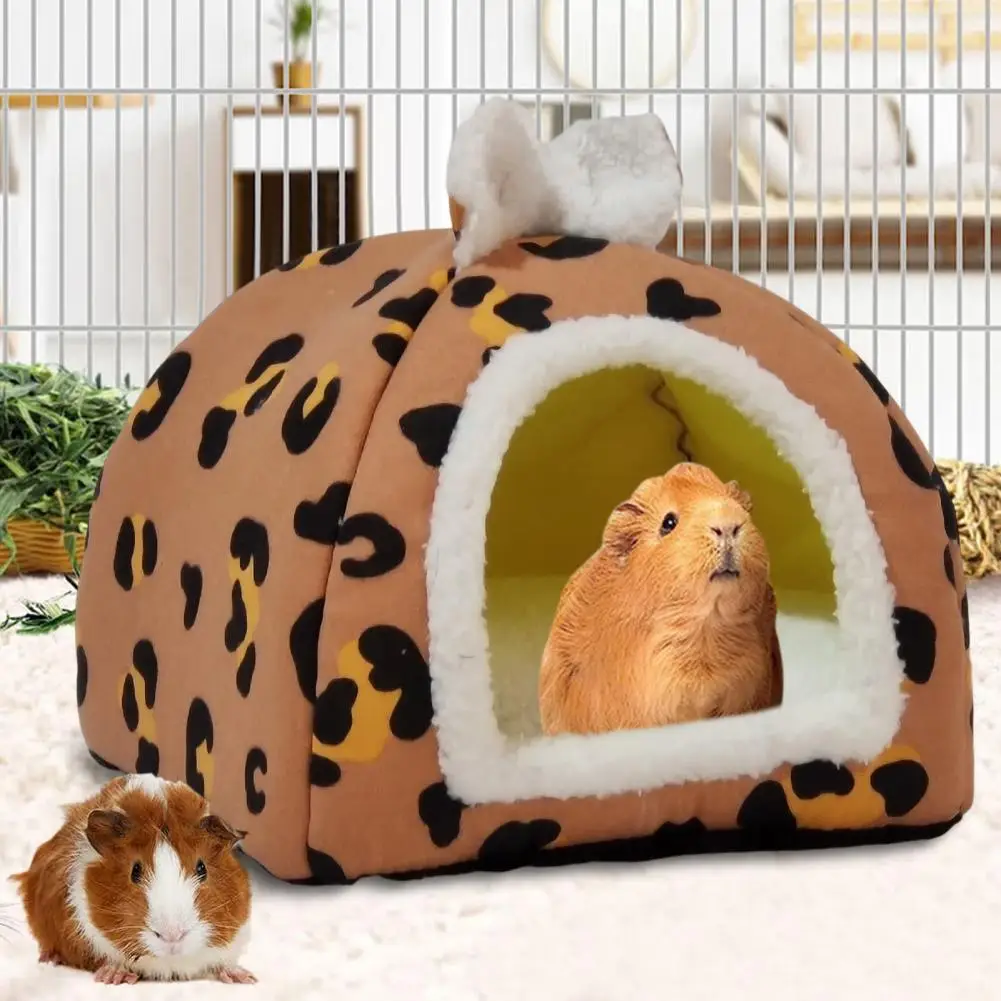 

Cozy Pet Bed Cozy Hideout Bed For Guinea Pigs Rabbits Rats Washable Small Cage Accessories For Hedgehogs Squirrels Chinchillas