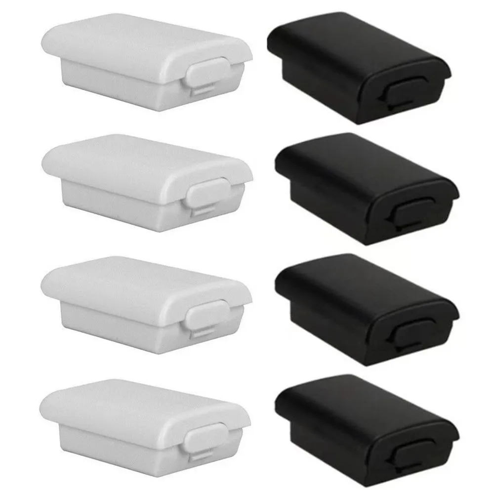 

100/50/20PCS Rechargeable AA Battery Back Cover Case Shell For Xbox 360 Wireless Controller New Game Accessories Balck White