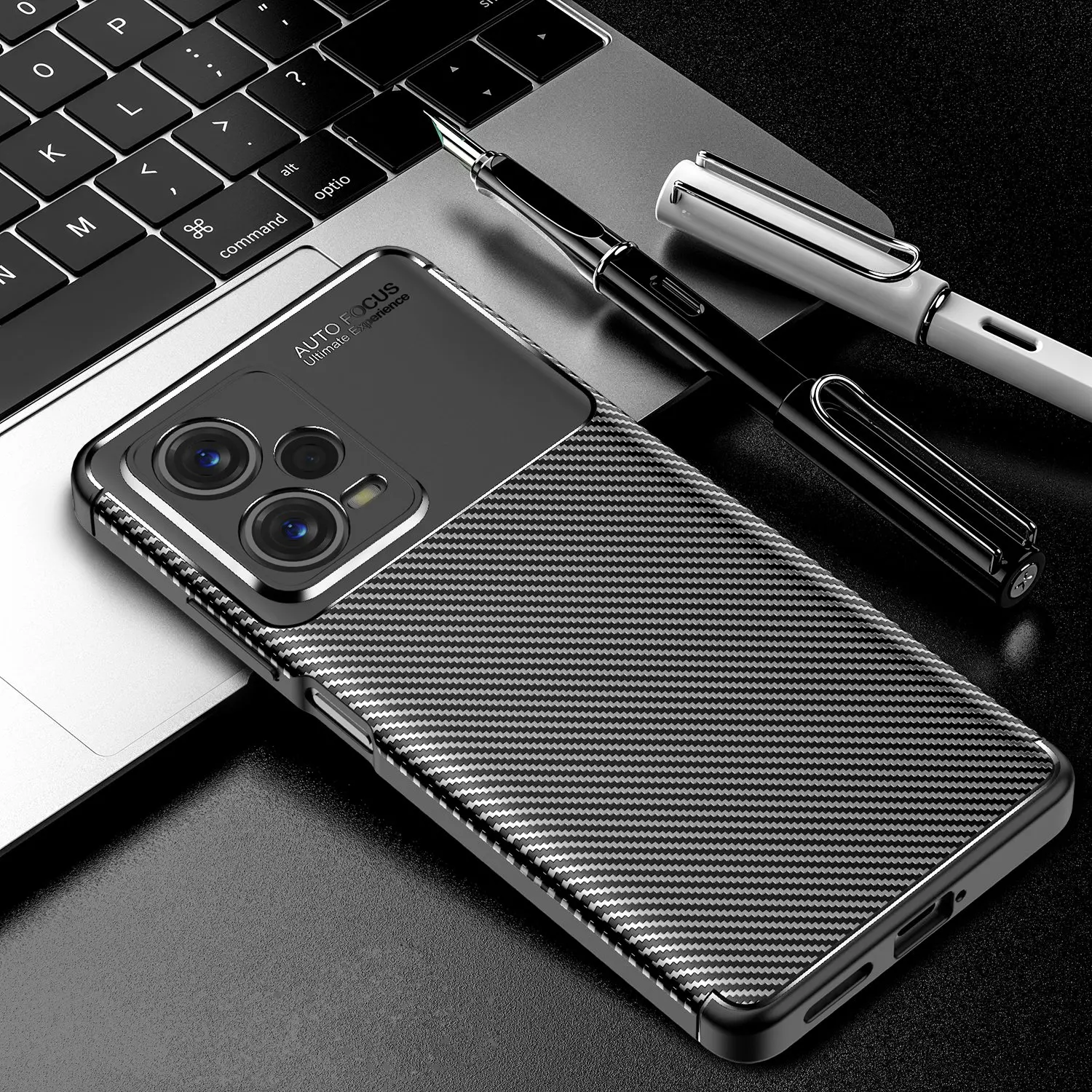Per Redmi Note 12 Pro Plus Custodia Redmi Note 12 Pro Plus Cover Fundas Luxury Business Custodia In Fibra Di Carbonio Redmi Note 12 Pro Plus