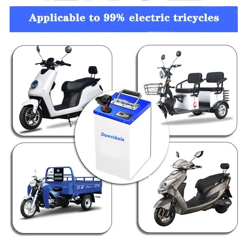 

2024 New Electric vehicle lithium battery60v72Vsuper capacity 200km lithium battery electric motorcycle tricycle lithium battery