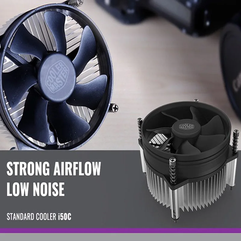 Cooler Master I30 I50 I50c MINI CPU Cooler 2600 RPM Quiet Fan For Intel LGA115X 1200 And M-ATX Radiator