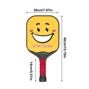 Pickle Ball Paddle 2pcs Portable Pickelball Set High Elastic Design Lightweight Fiberglass Surface Sports Ball Rackets With Anti 6