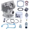 44.7mm Big Bore Cylinder Piston Kit For Stihl 026 MS260 026PRO w Gasket Set Oil Seal Set Needle Bearing Decompression Valve 1