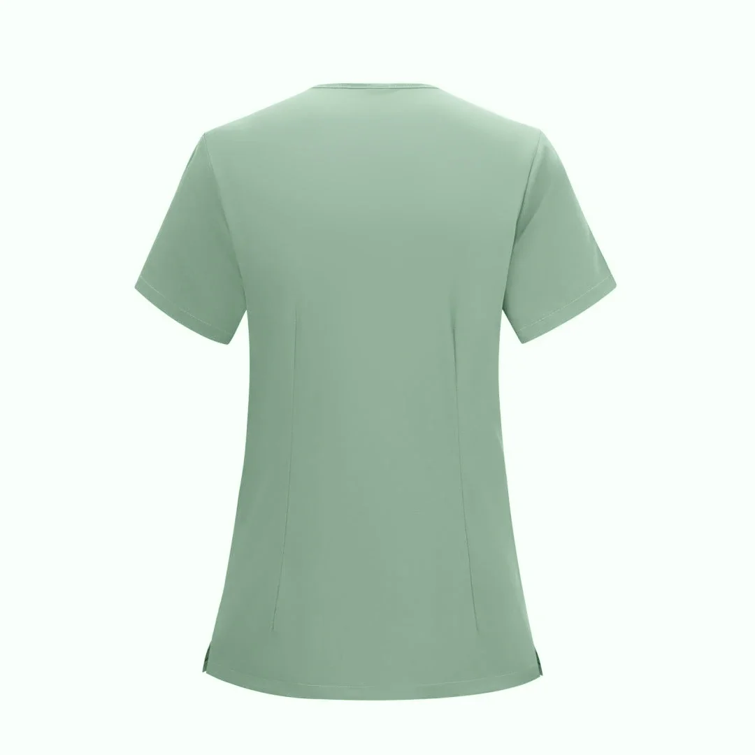 Nurse Uniform Suits Women Casual Short Sleeved V-neck Jogger