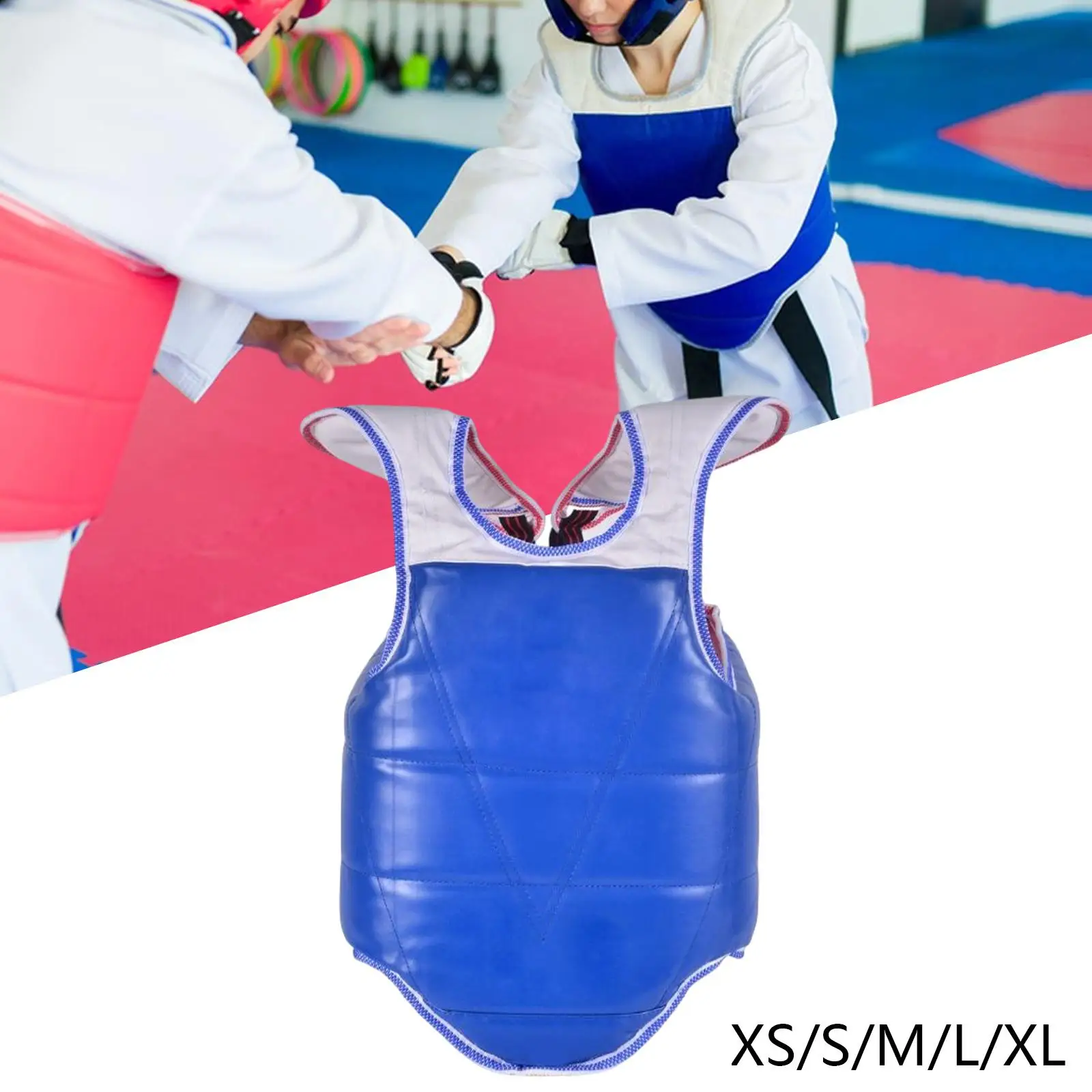 Reversible Chest Protector Karate Chest Gear Mma Comfortable Boxing Abdominal