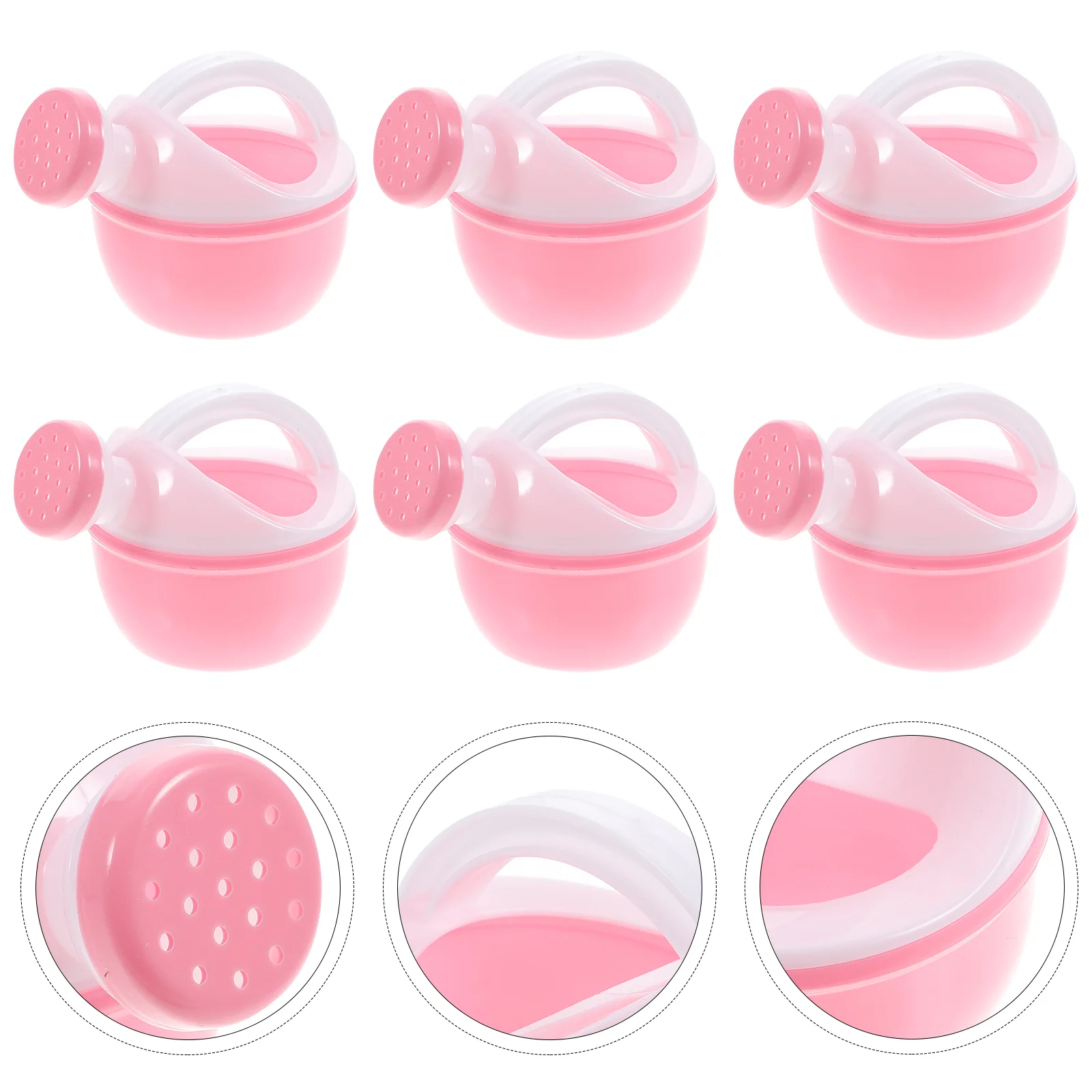 6 Pcs Children Watering Pots Gardening Watering Can Plastic Kettle