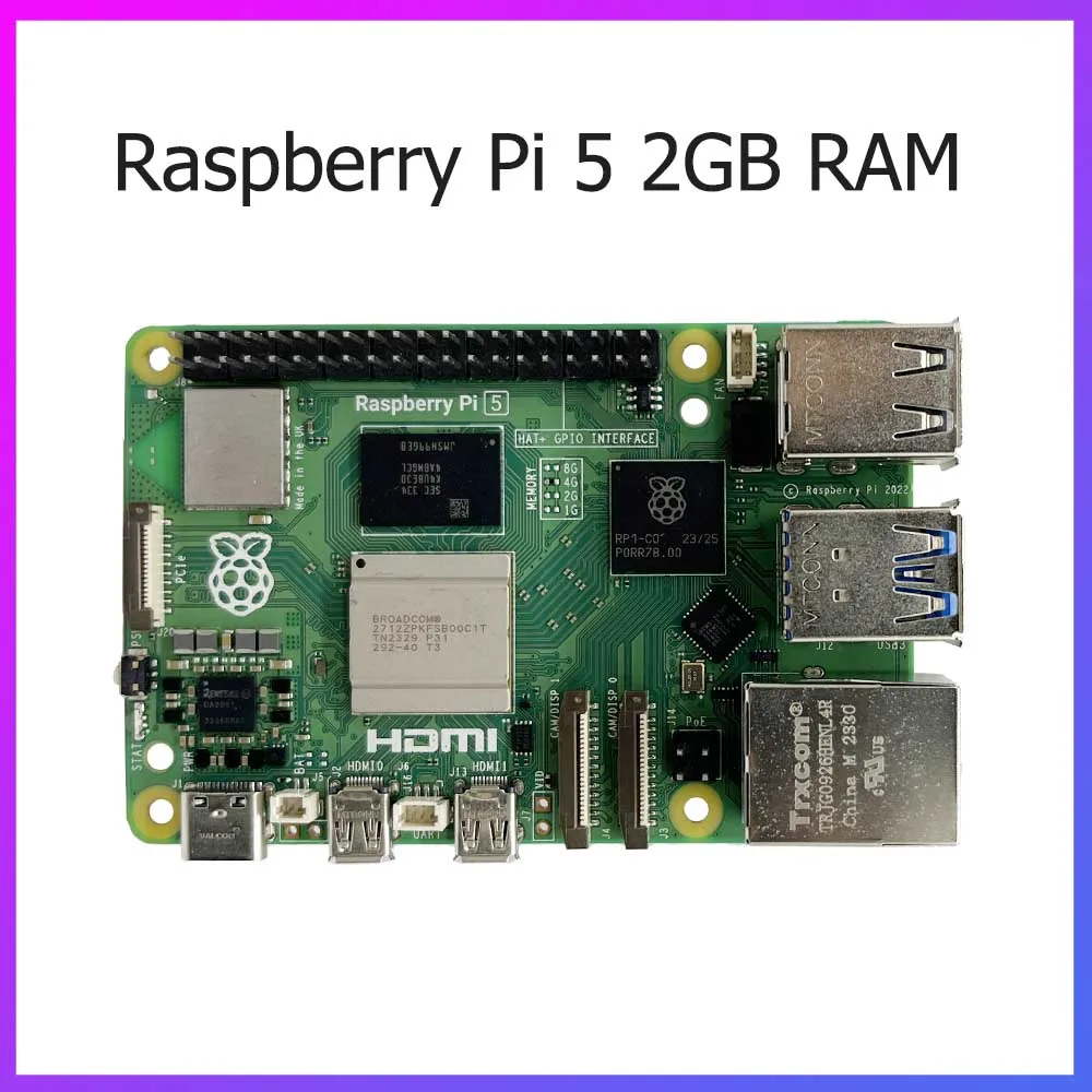 Raspberry Pi 5 דגם מקורי רשמי של קיט Pi5 2GB / 4GB / 8GB אפשרות RAM