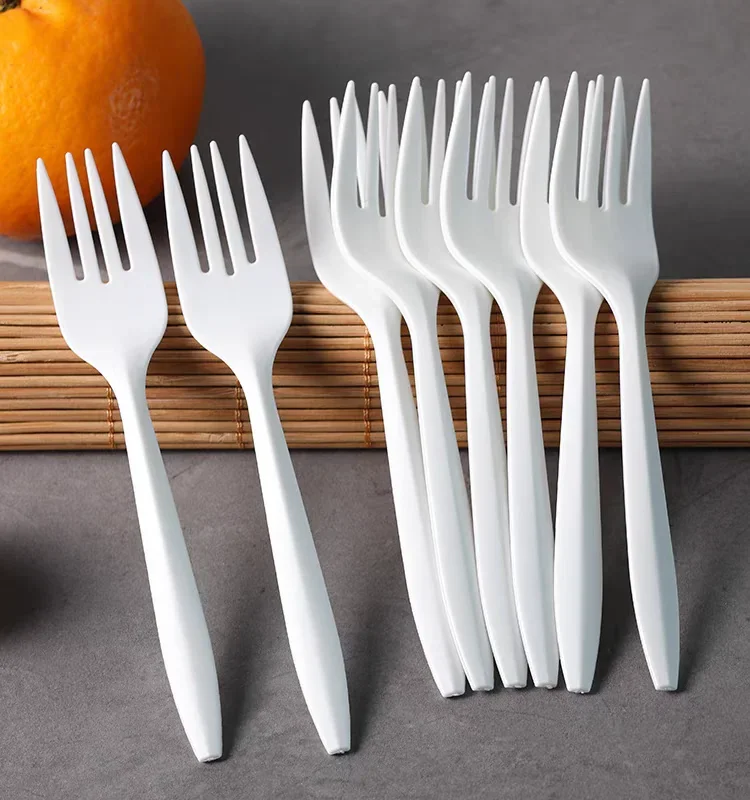 Description Picture 3 of item50/20/10/5Pcs Disposable Premium Cutlery Forks Knives Spoons Wedding Home Happy Birthday Party Supplies School Canteens Picnics