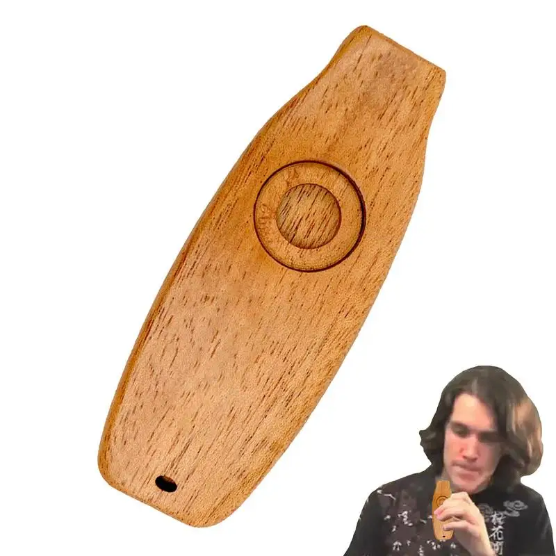 Wooden Kazoo Kazoo Musical Instrument And Guitar Wooden Kazoo