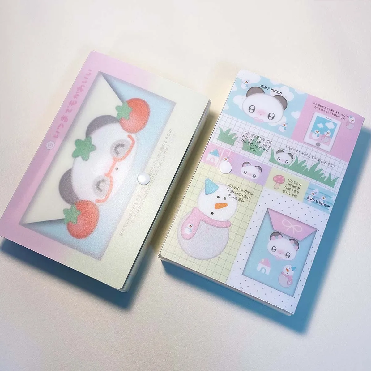 WAKAWAKA Kawaii A6 Storage Container For Arts Diy Crafts Album Journal Planner Cute Storage Box craft storage box