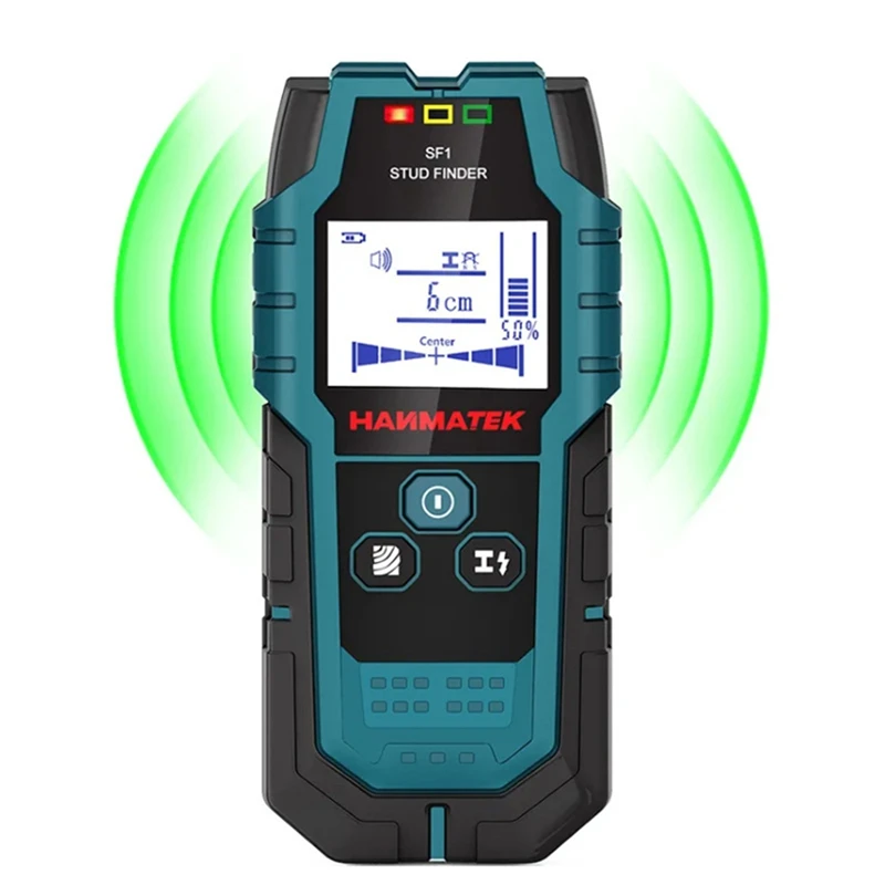 HANMATEK SF1 Stud Finder Wood Studs Metal Detecion Detection Of Live Cable Metal Measurement Finder Wall Detector Scanner