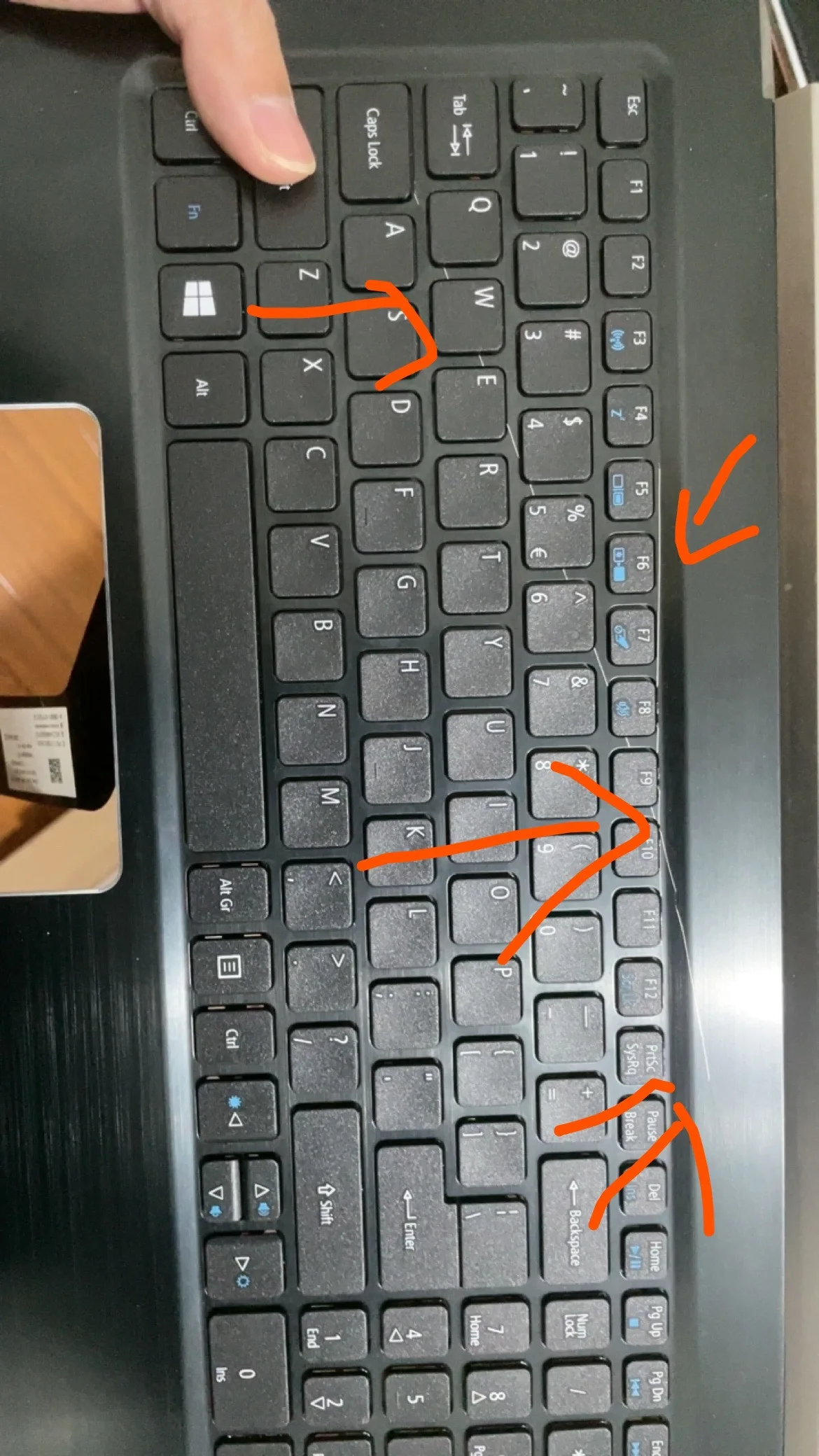 Jianglun-palmrest e Teclado Não Retroiluminado Acer Aspire A51551 A515-51g 6m.gp4n2.001 - Imagem 6