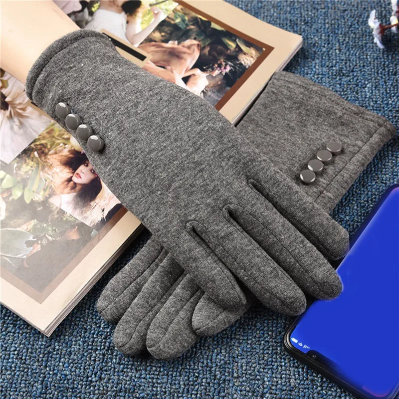 

Women Touch Screen Winter Gloves Autumn Warm Gloves Wrist Mittens Driving Ski Windproof Glove Luvas Guantes Handschoenen