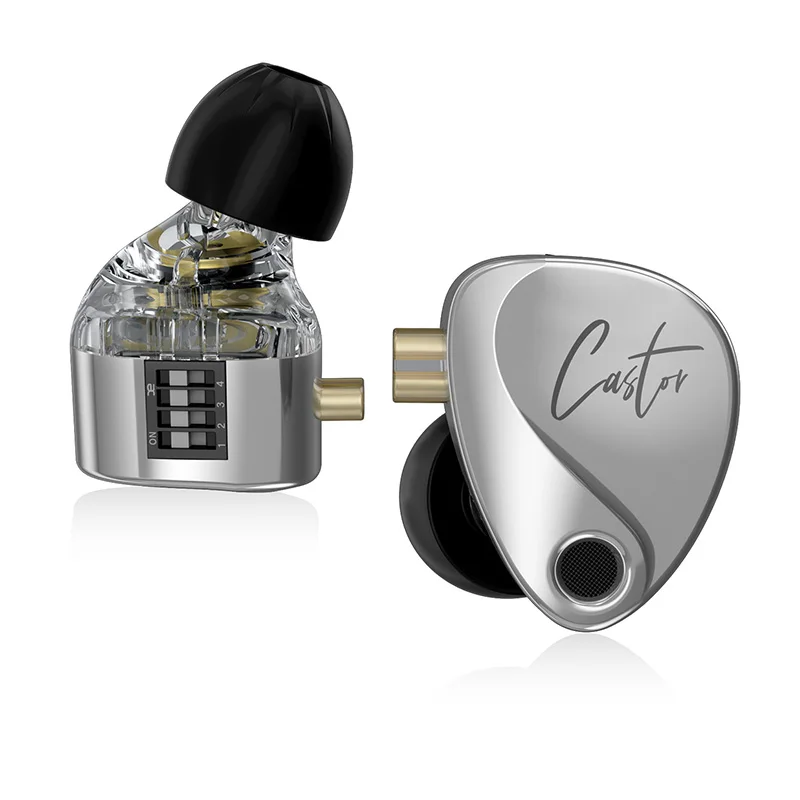 NEW KZ Castor In Ear HiFi Earphone 2DD Dynamic High-end