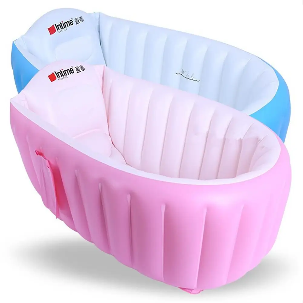 New Style Portable bathtub inflatable Children bath tub bottom Cushion
